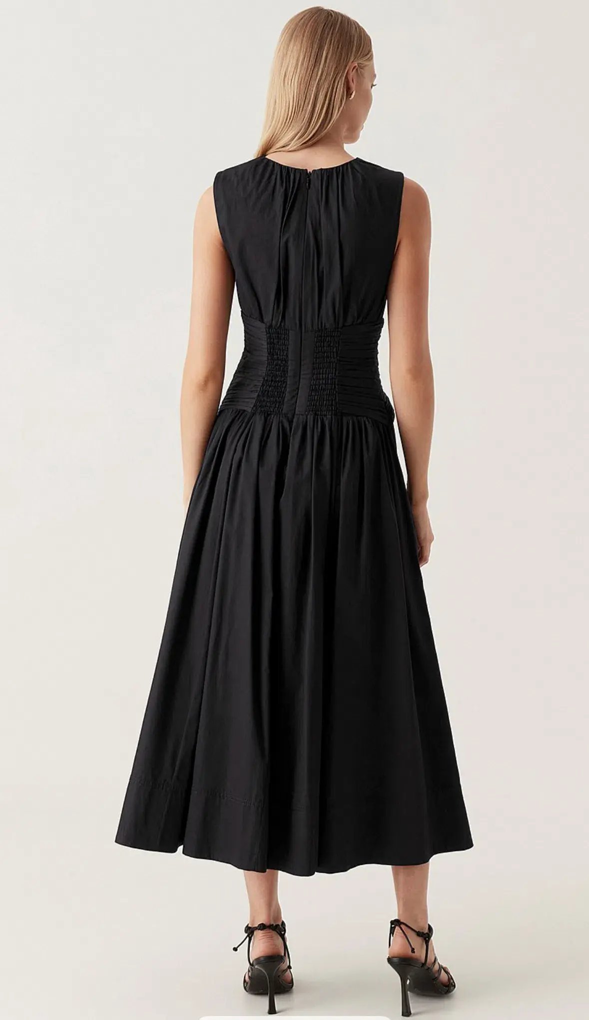 AJE Agatha Knot Waist Midi Dress Size 6 photo 4
