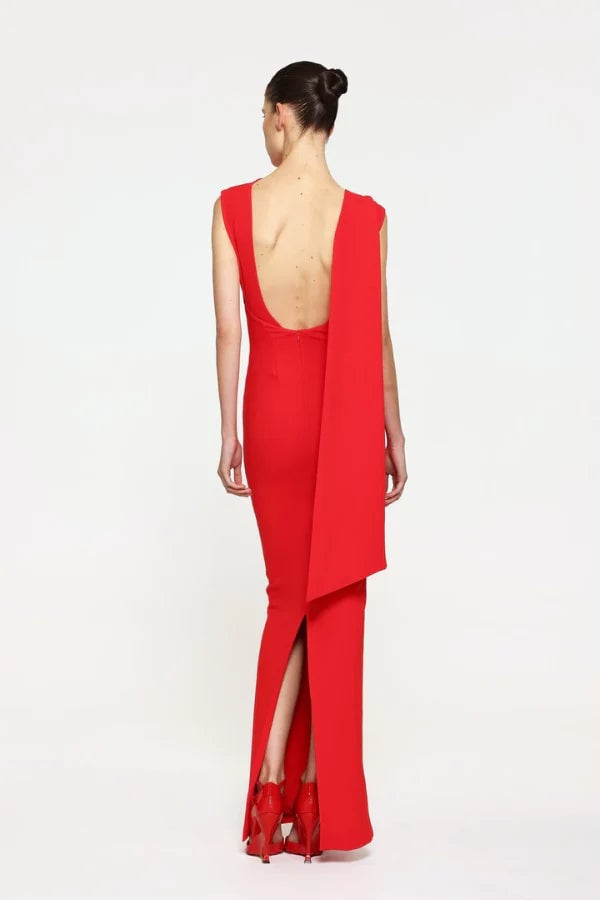 EFFIE KATS AUDREY GOWN - CHERRY RED photo 3