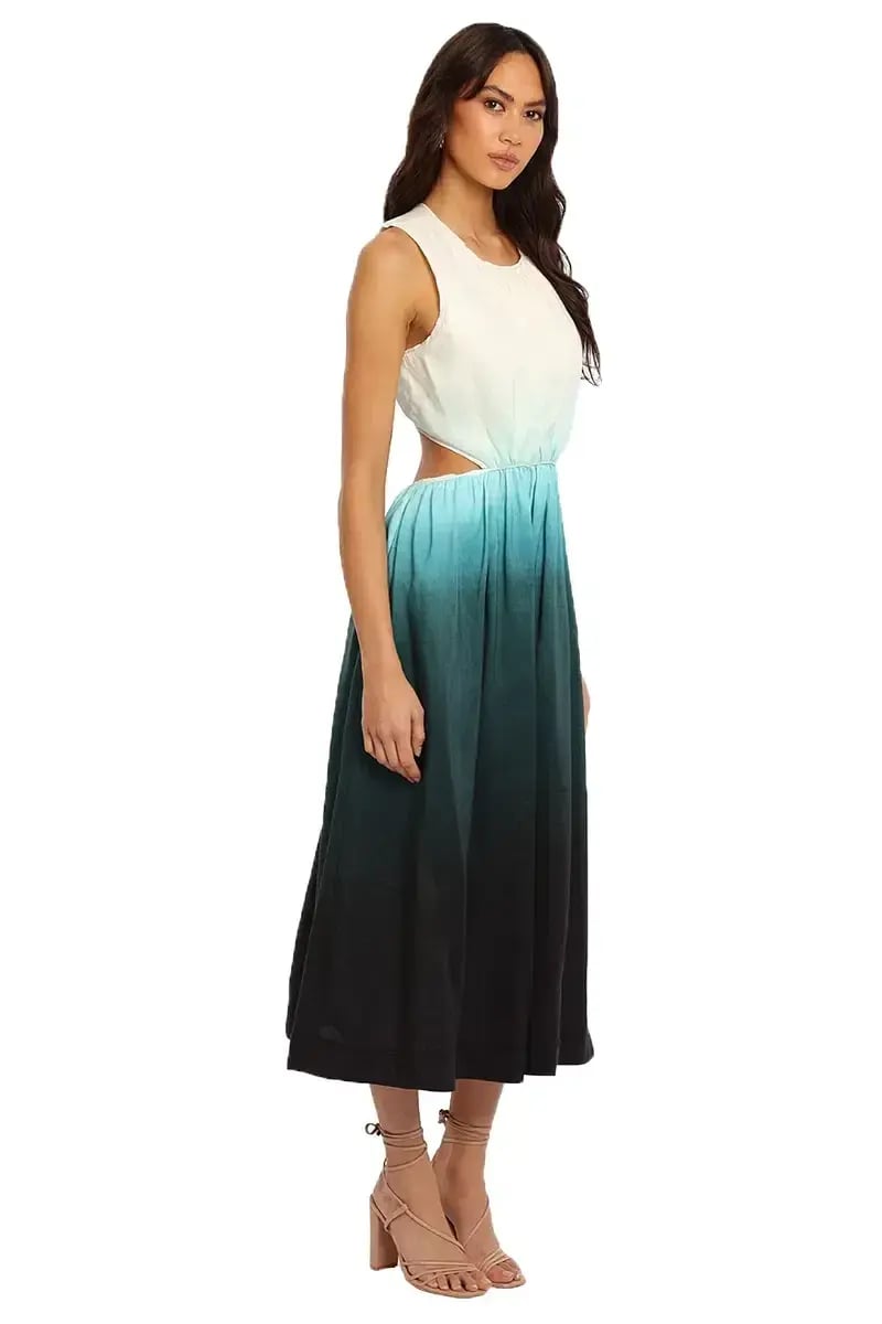 Aje Cosmos Ombre Cut out Midi Dress Size 14 photo 2