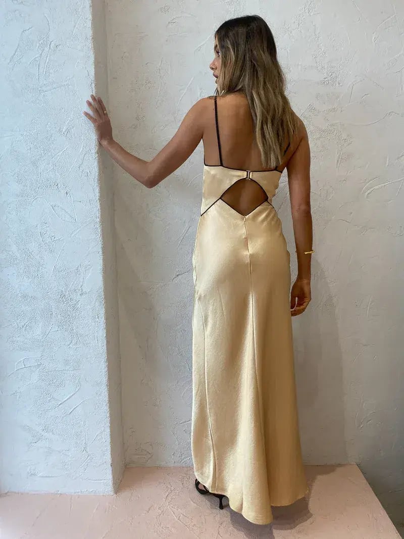 Bec & Bridge Hazel Dress Hazel Maxi Dress in Wheat Size 8 / S photo 6