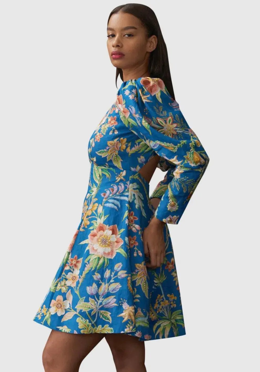 Alemais June Mini Dress Floral Size 12 photo 2