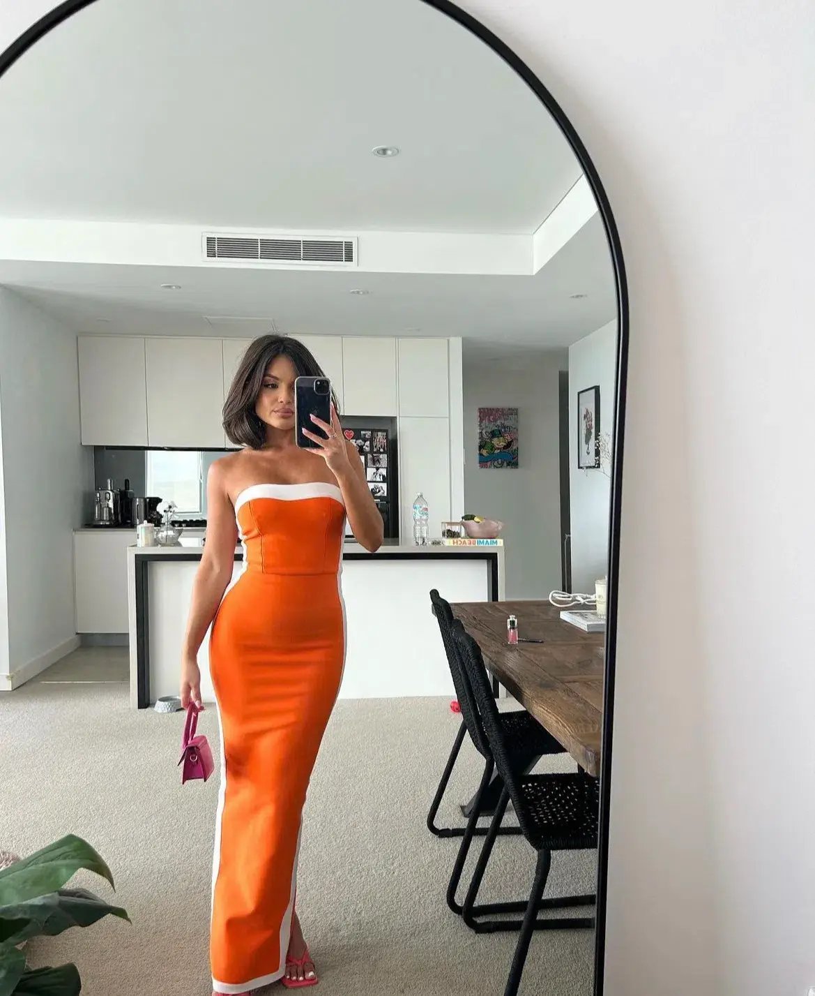 Bianca & Bridgett Ashley  Dress  Orange Size 6 photo 3