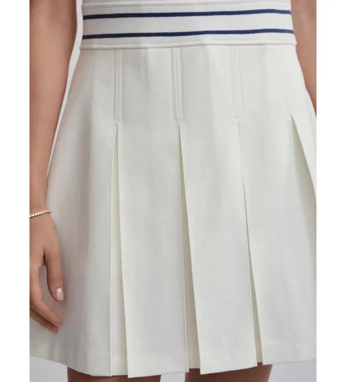 Varley Amar Dress Snow White Size AU 6 photo 3