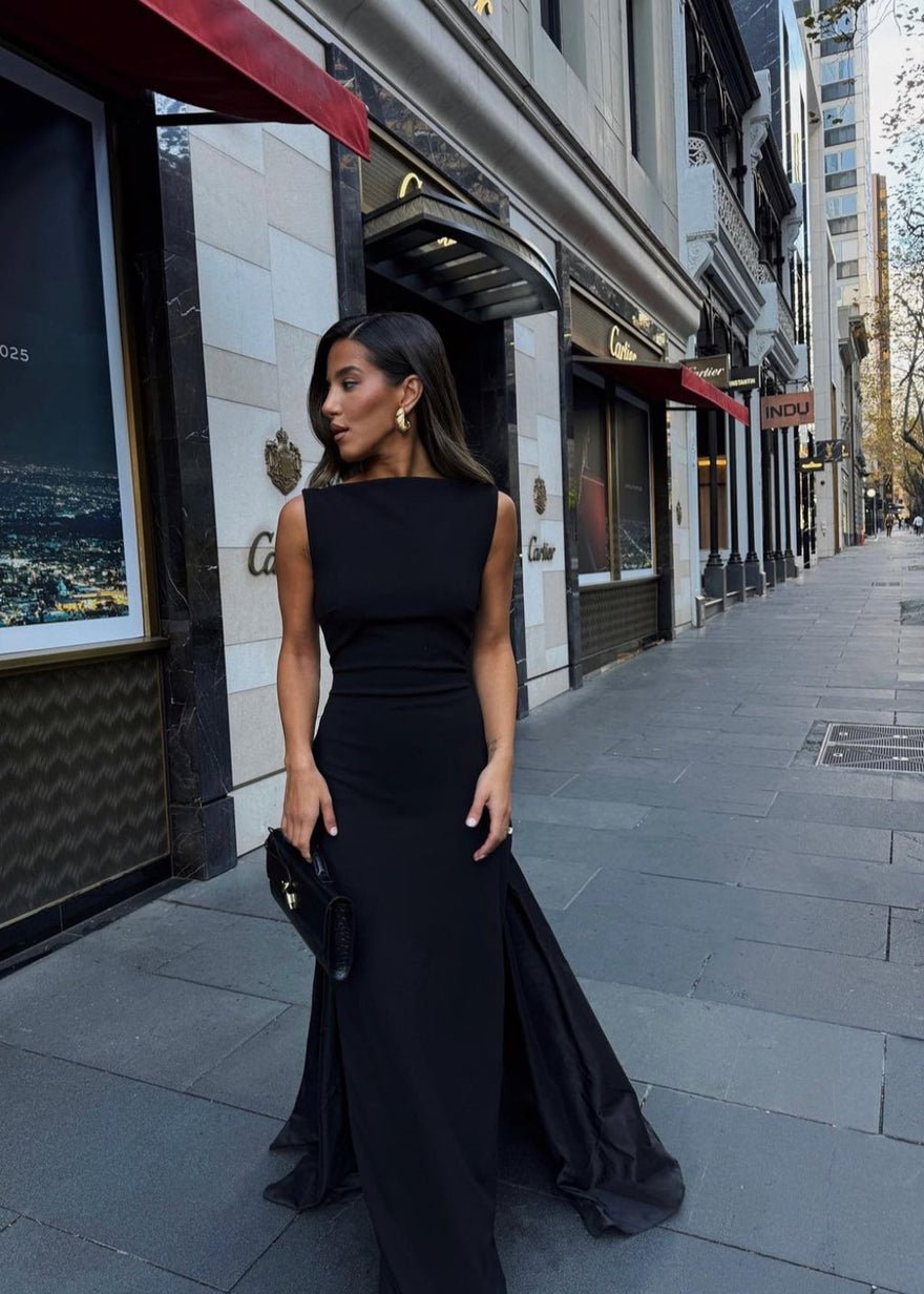 Effie Kats Christal Gown, Black photo 3