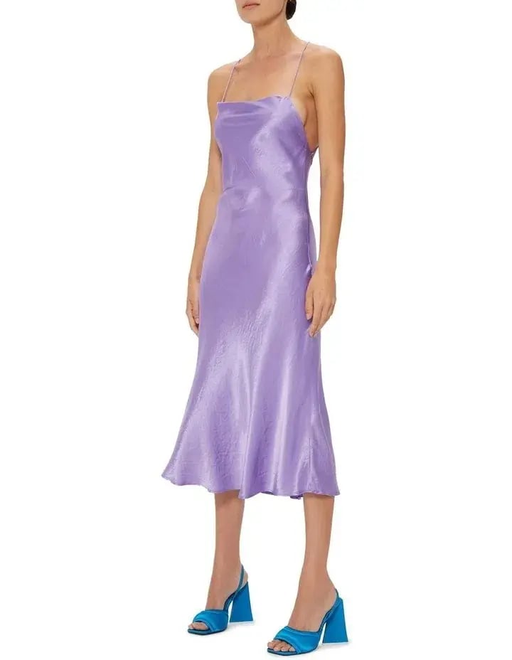 Third Form Crush Bias Midi Dress Violet Size 6 photo 2