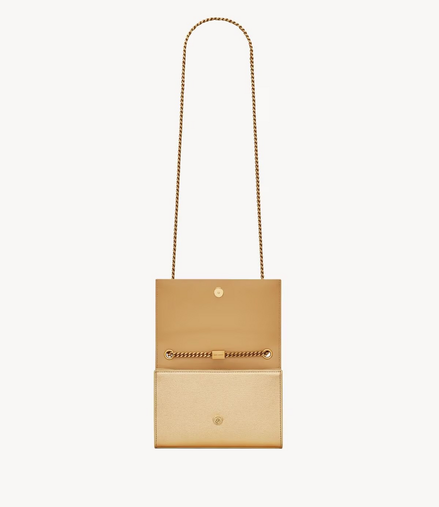 Saint Laurent Kate Handbag - Gold photo 3