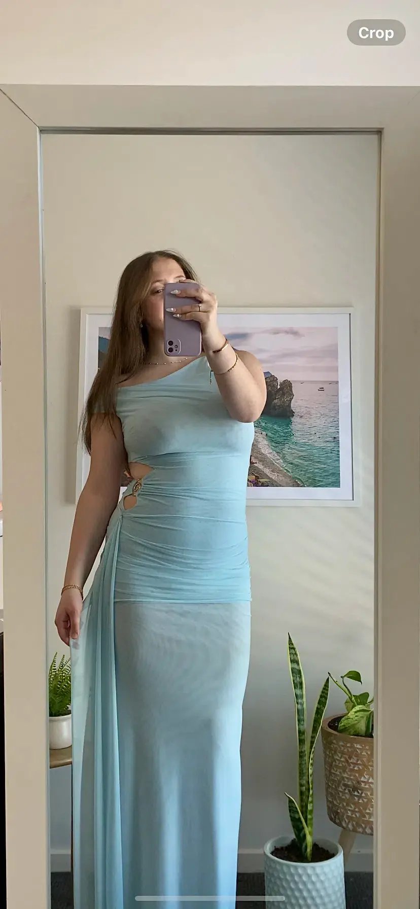 Bec & Bridge Kailani Asym Dress in Dolphin Blue Size XS / AU 6 photo 4