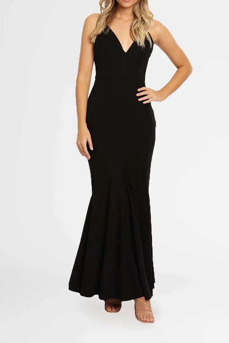 Alex Perry Yesenia Dress Black Size 6 photo 2