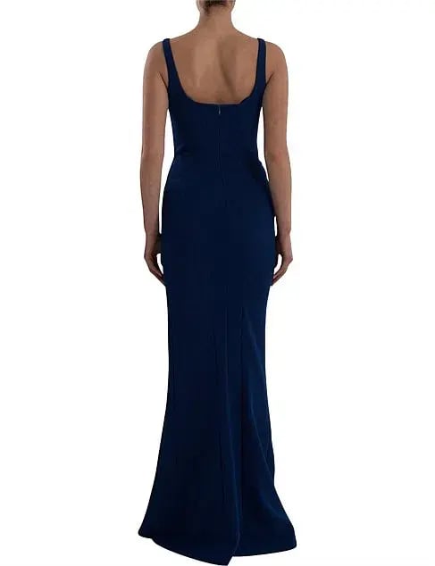 Rachel Gilbert Anneke Gown Blue Size 8 photo 2