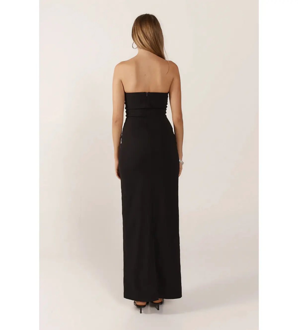 Ance Gria Margo Maxi Dress in Black Size AU 10 photo 3