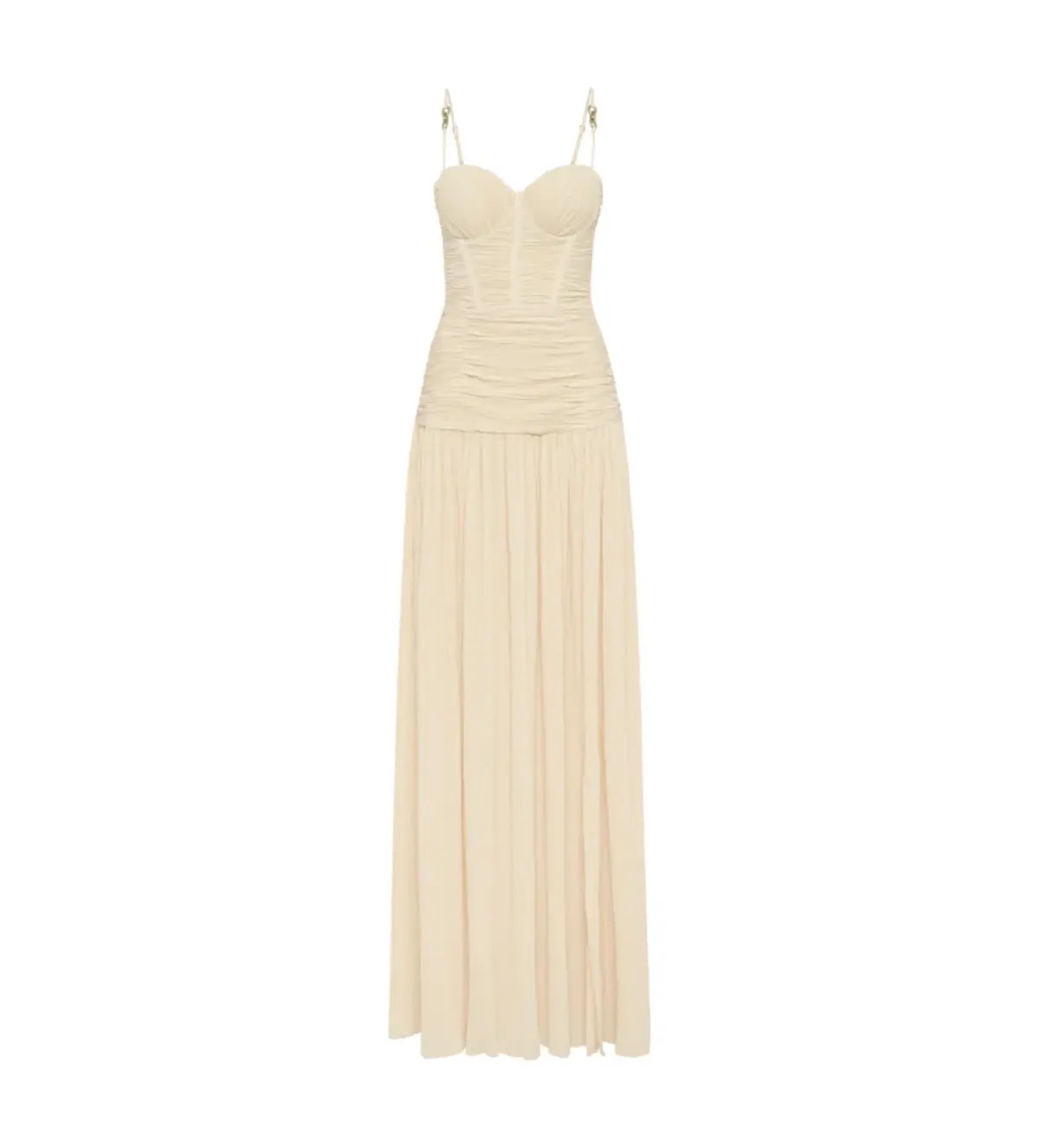 Manning Cartell Double Time Pleat Maxi Dress Nougat Size S/AU 8 photo 8