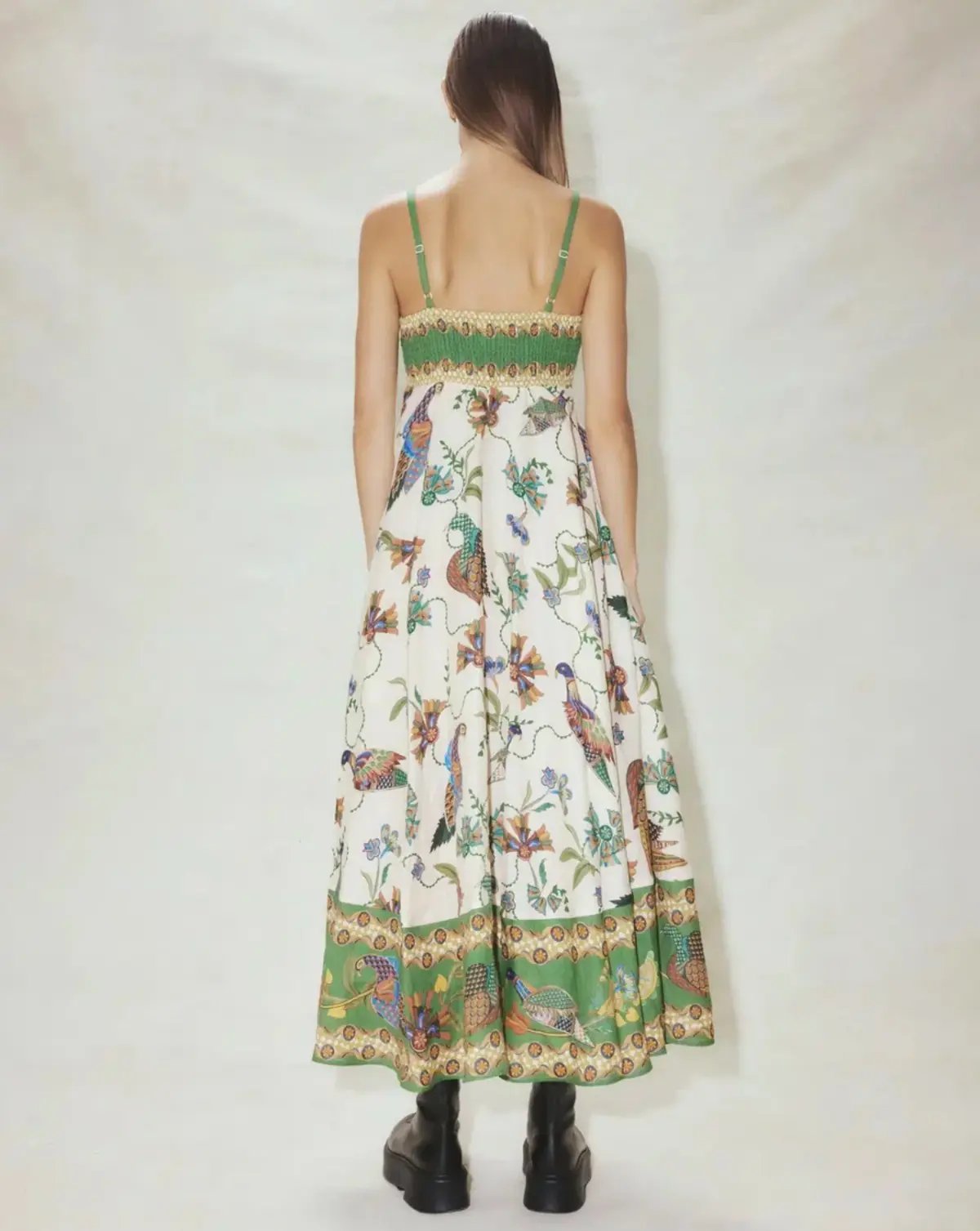 Alemais Birdie Sundress Midi Dress Multi Size 8 photo 2