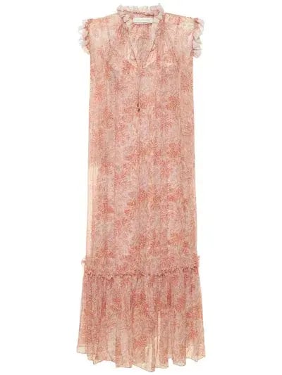 Zimmermann Kaleidoscope Picnic Dress Blush Size AU 6 photo 3