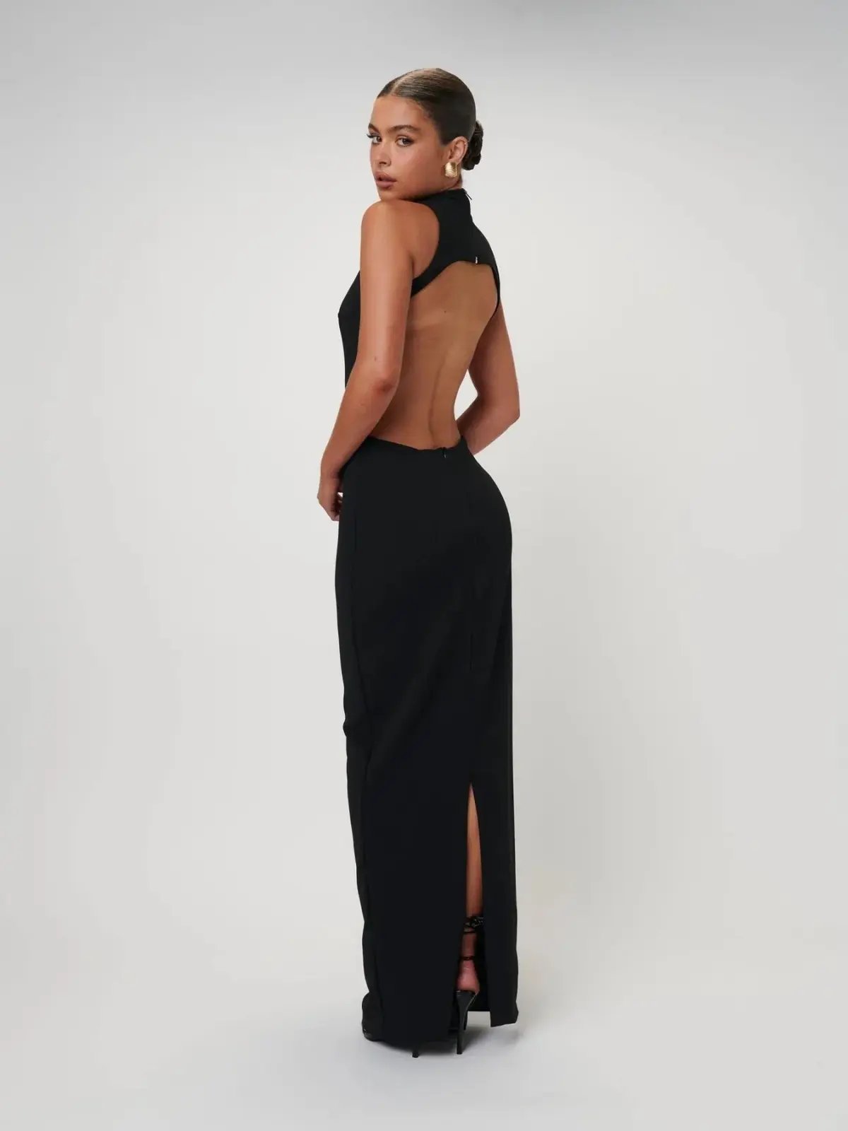 Effie Kats Ambre Gown in Black Size M / AU 10 photo 3