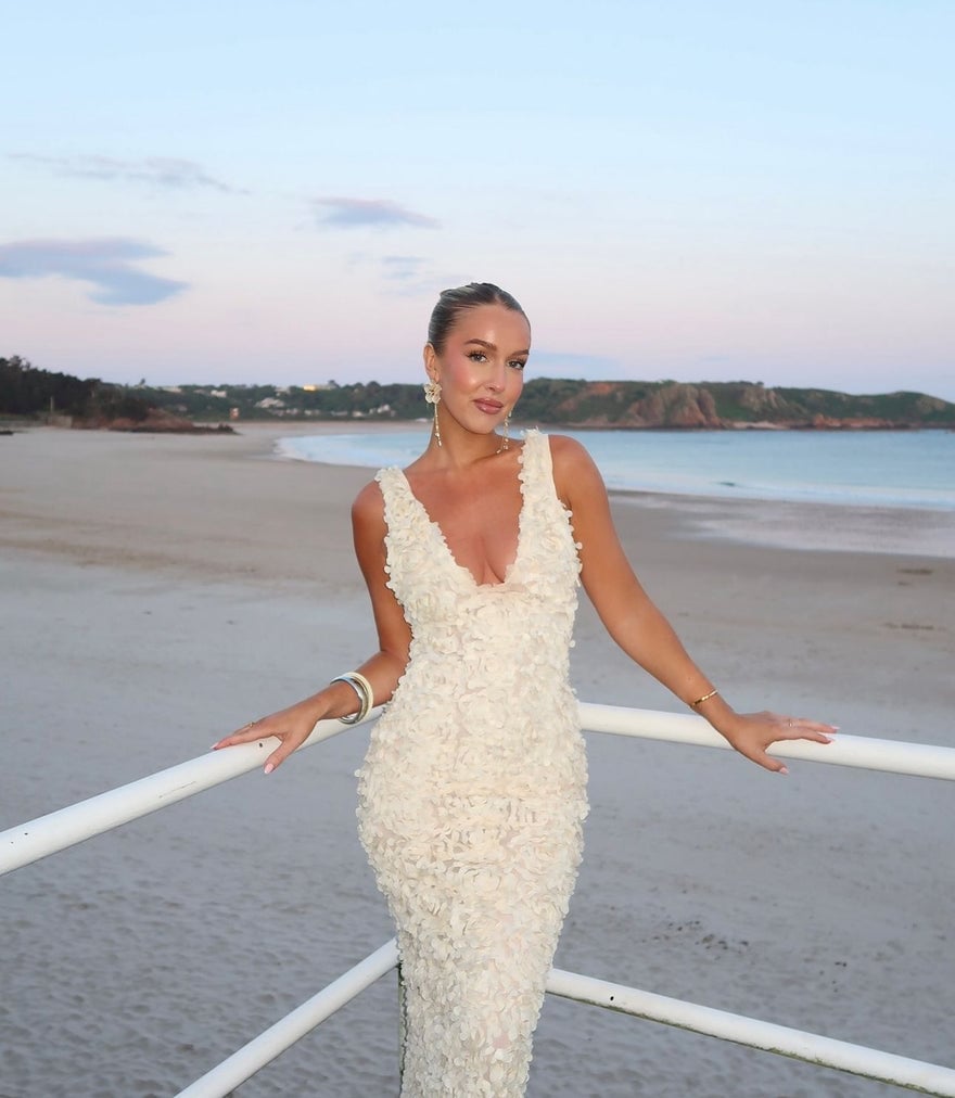House of CB Carena Maxi In Ivory photo 2