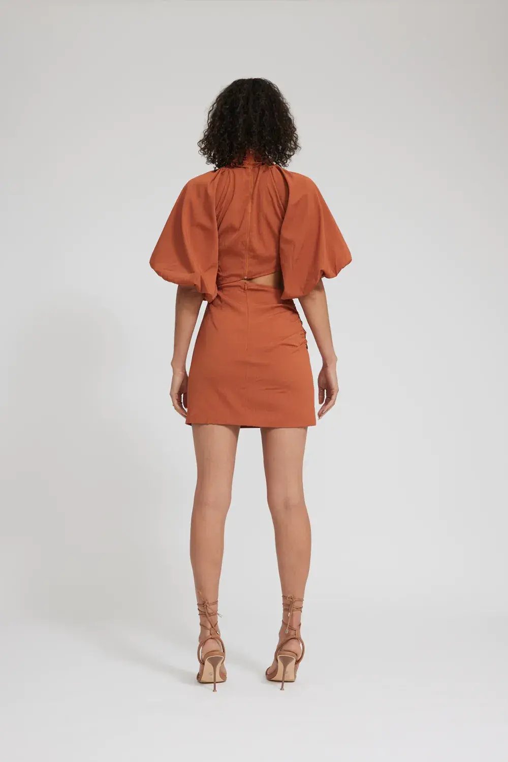 Tojha Celia Mini Dress Orange Size 10 photo 3
