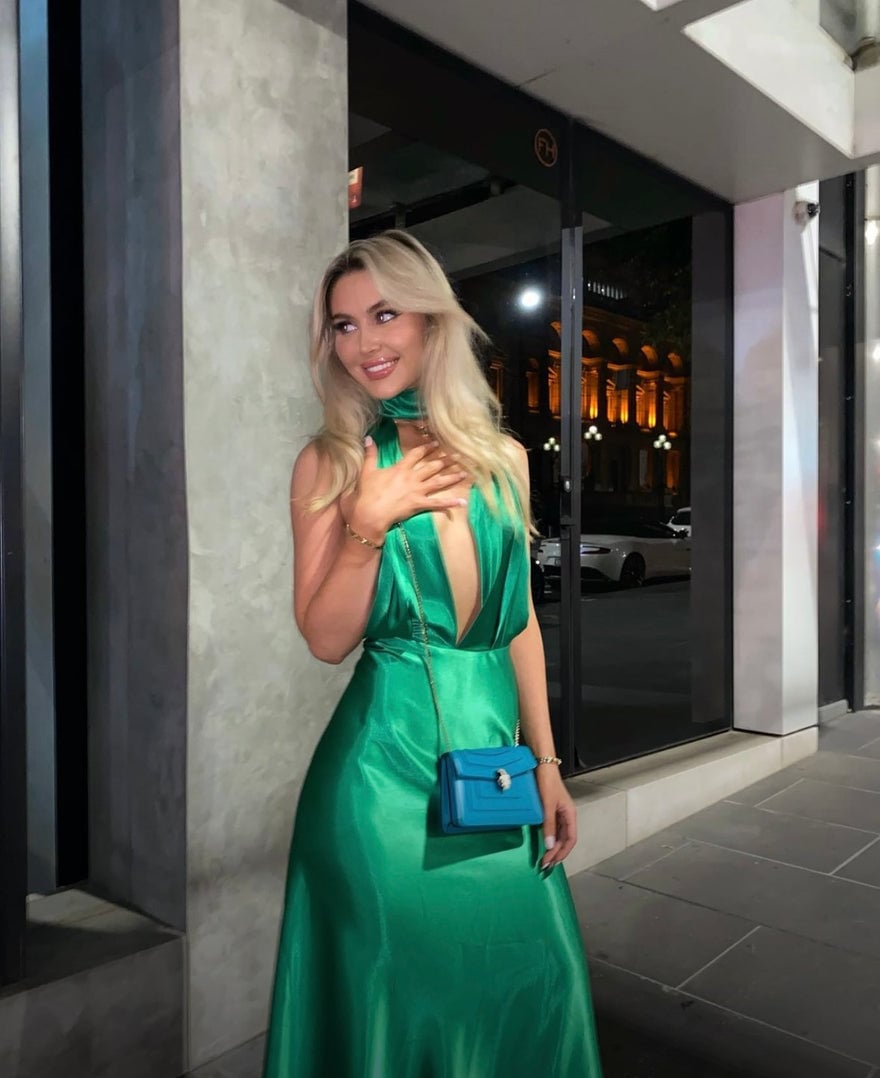 YLD Design Halter Maxi - Green photo 2