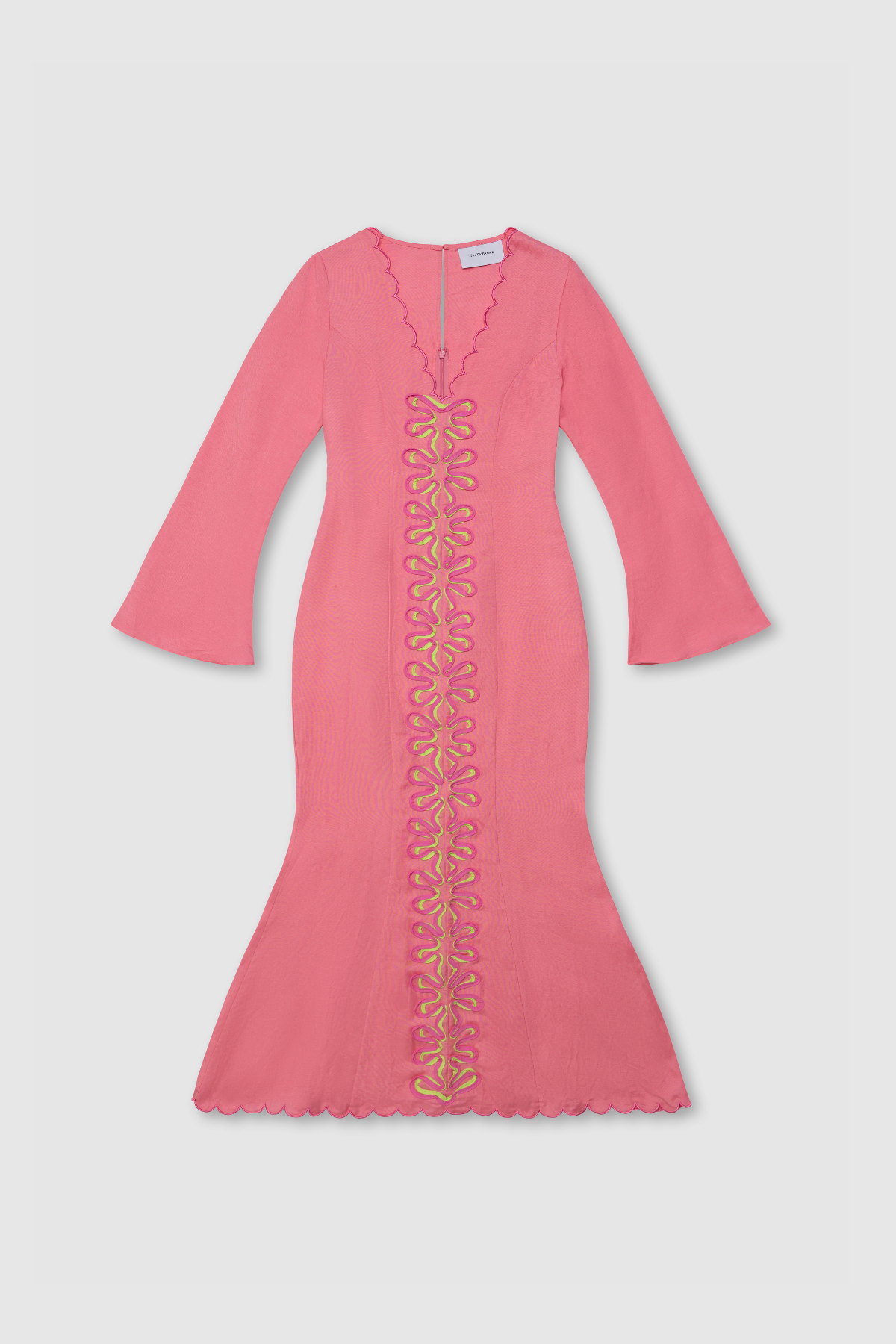 THE WOLF GANG ZABELLE MAXI DRESS - CANDY PINK photo 5