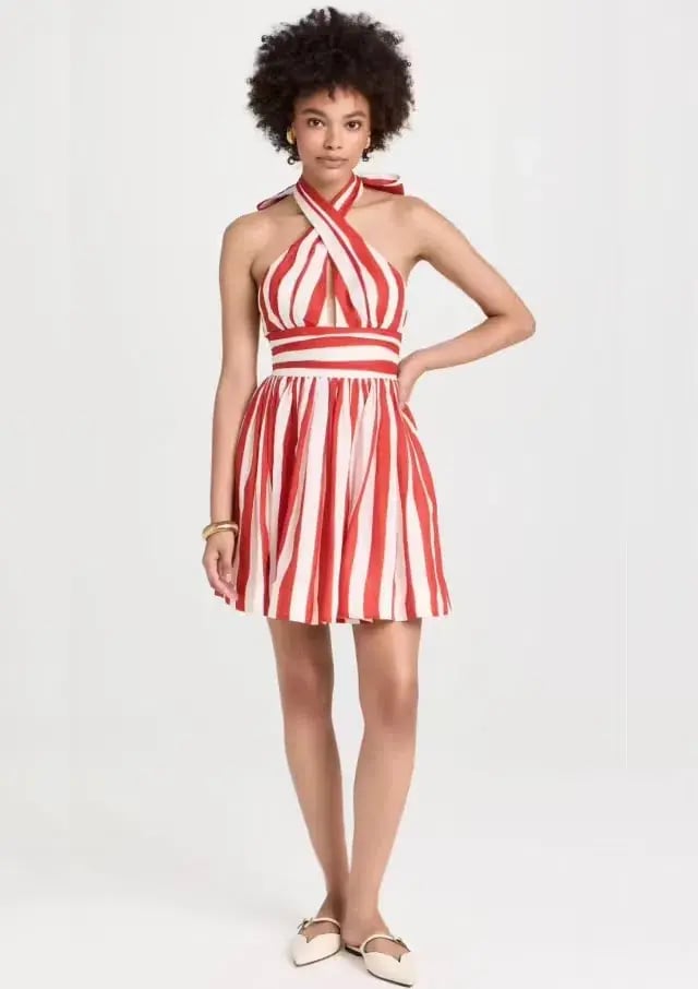 Zimmermann Alight Halter Mini Dress Multi Size 1/AU 10 photo 7
