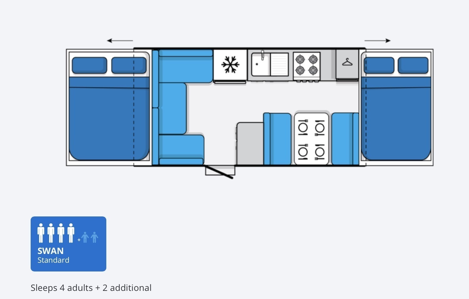 6 Berth Almost New Family Camper photo 10