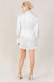 Misha Narla Mini Dress White Size 6 photo 2