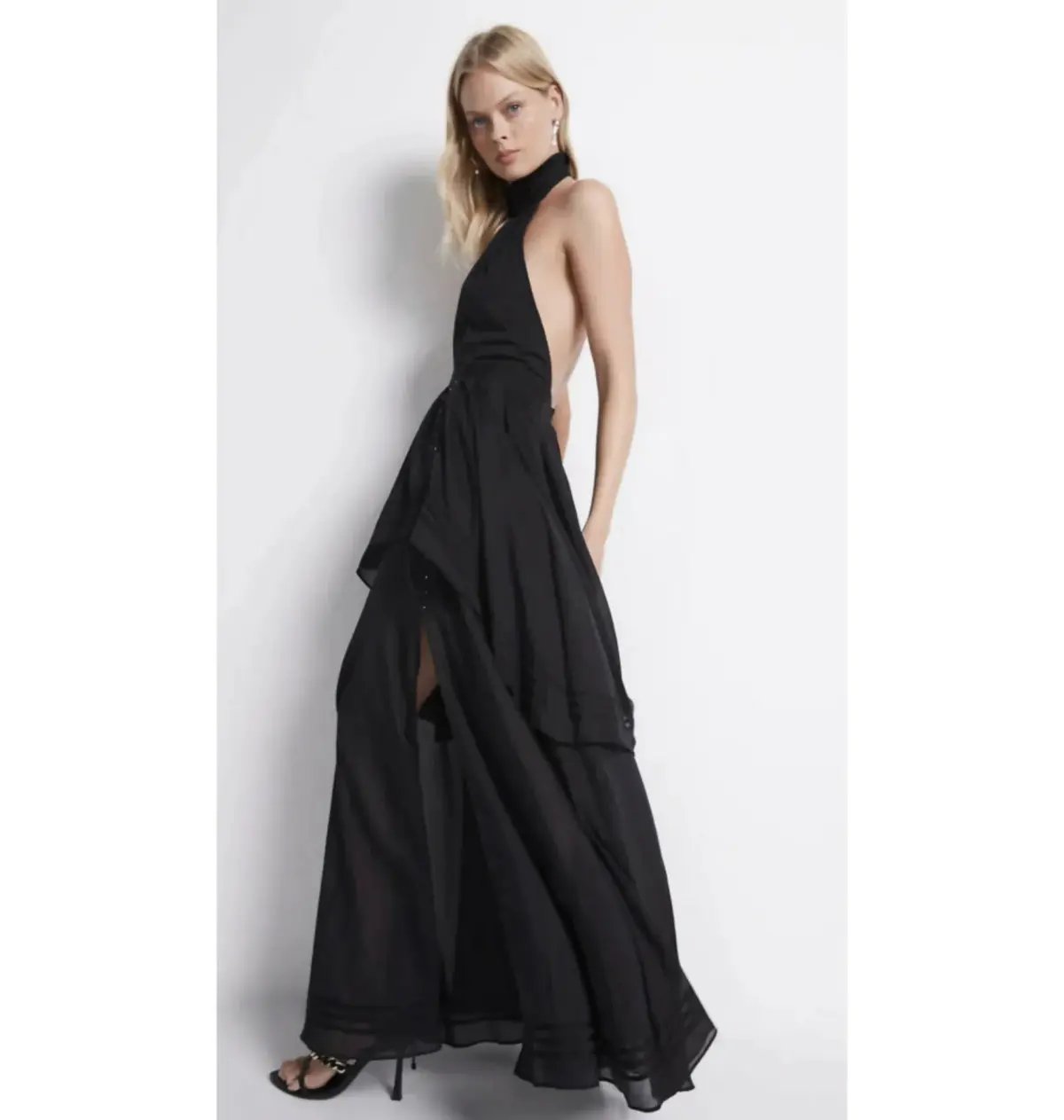 Aje Sienna Dress Black Size AU 10 photo 2