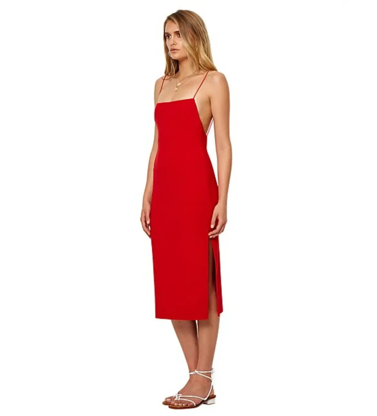Bec & Bridge Marvellous Midi Dress Red Size AU 6 photo 2
