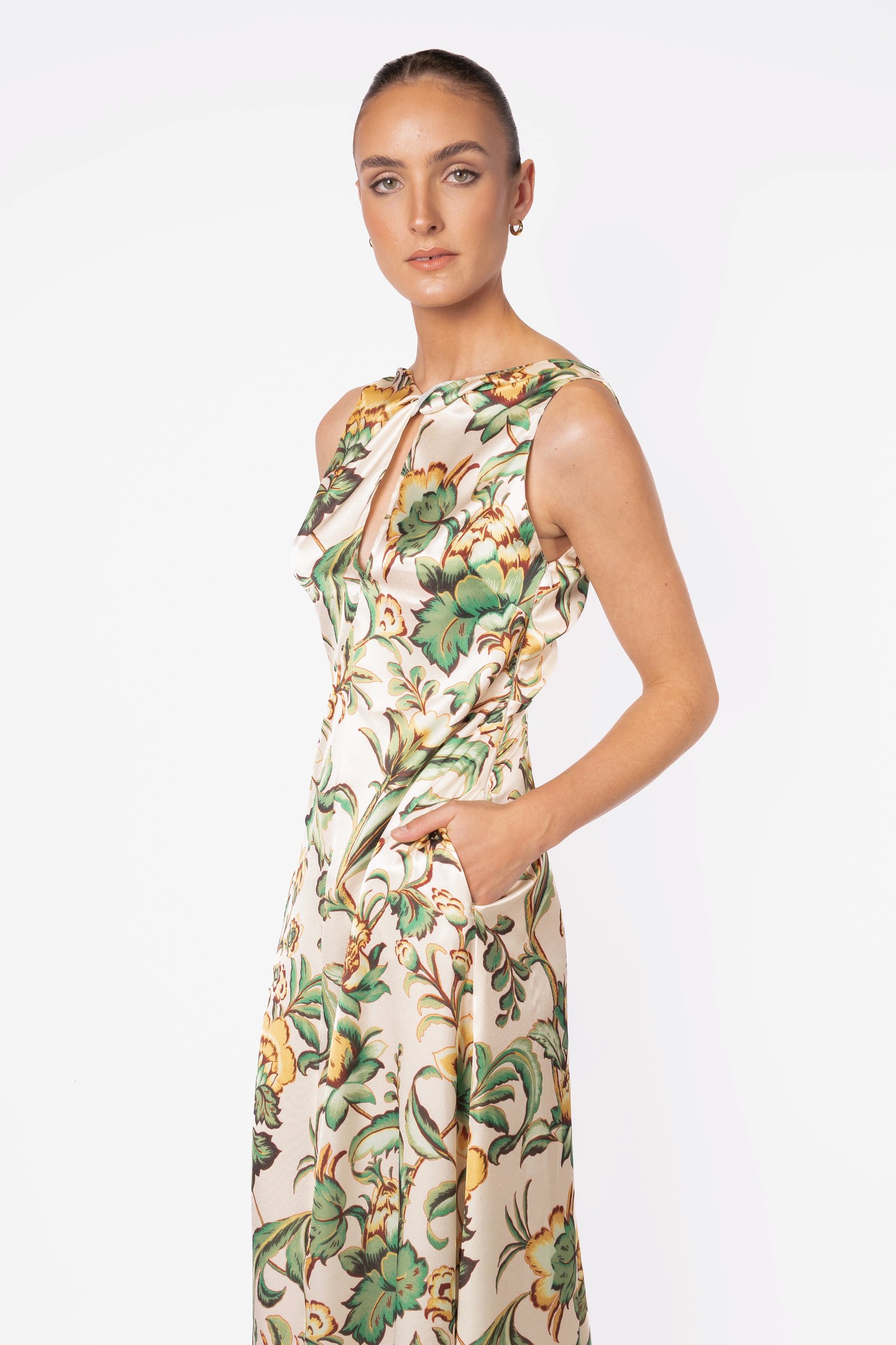 ONE FELL SWOOP LU MAXI DRESS - VERANDA photo 9