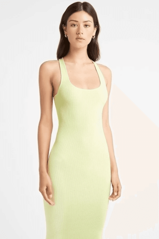 Kookai Lola Luna Cut Out Dress Green Size 10 photo 4