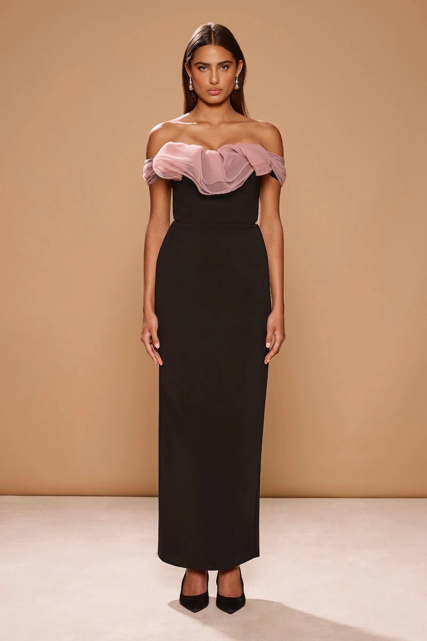 Sonya Caspian Gown - Black photo 3