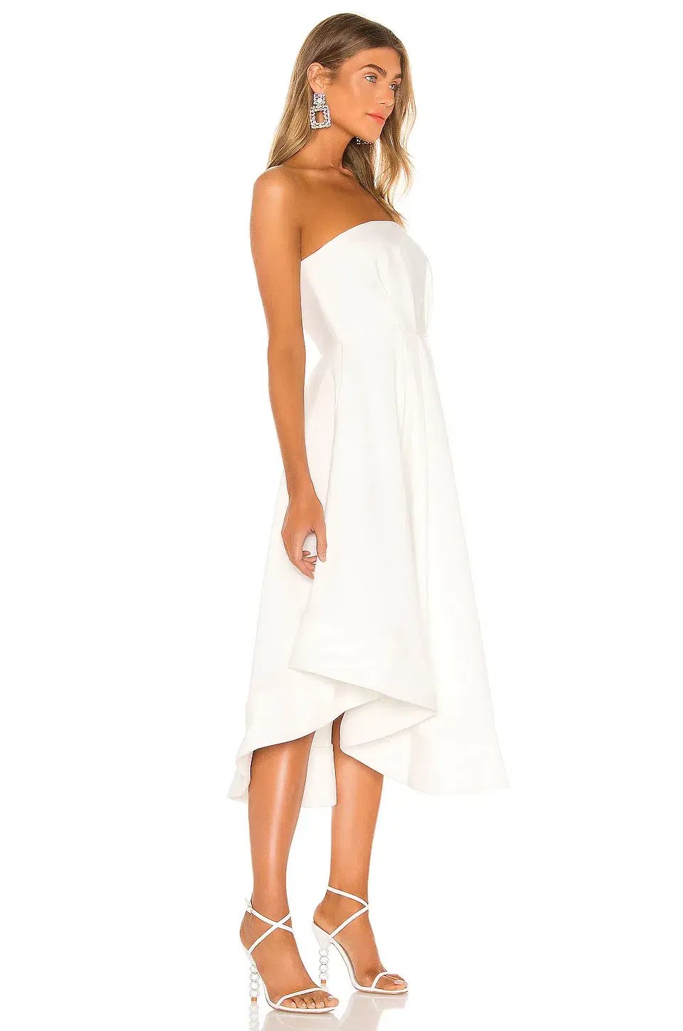 C/MEO Collective Vibrant Dress White Size L photo 2