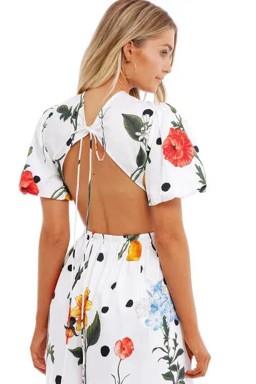 Leo Lin La Flor Dress Floral Size 6 photo 4