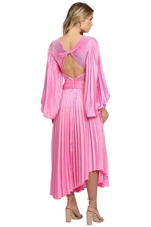Acler - Palms Dress Pink - Size AU 12 photo 2