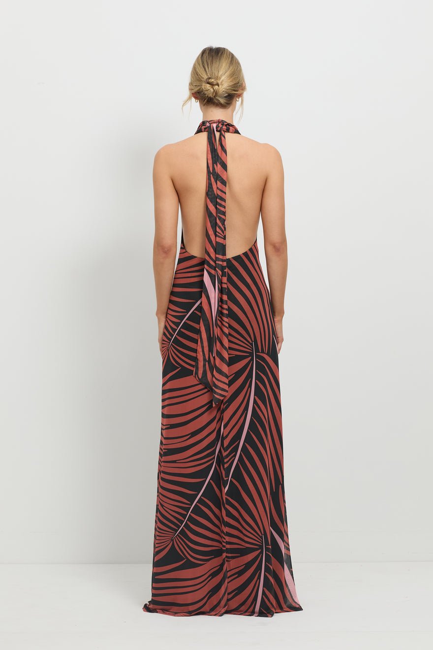 Pasduchas Tropico Funnel Maxi Dress - Sundown photo 2