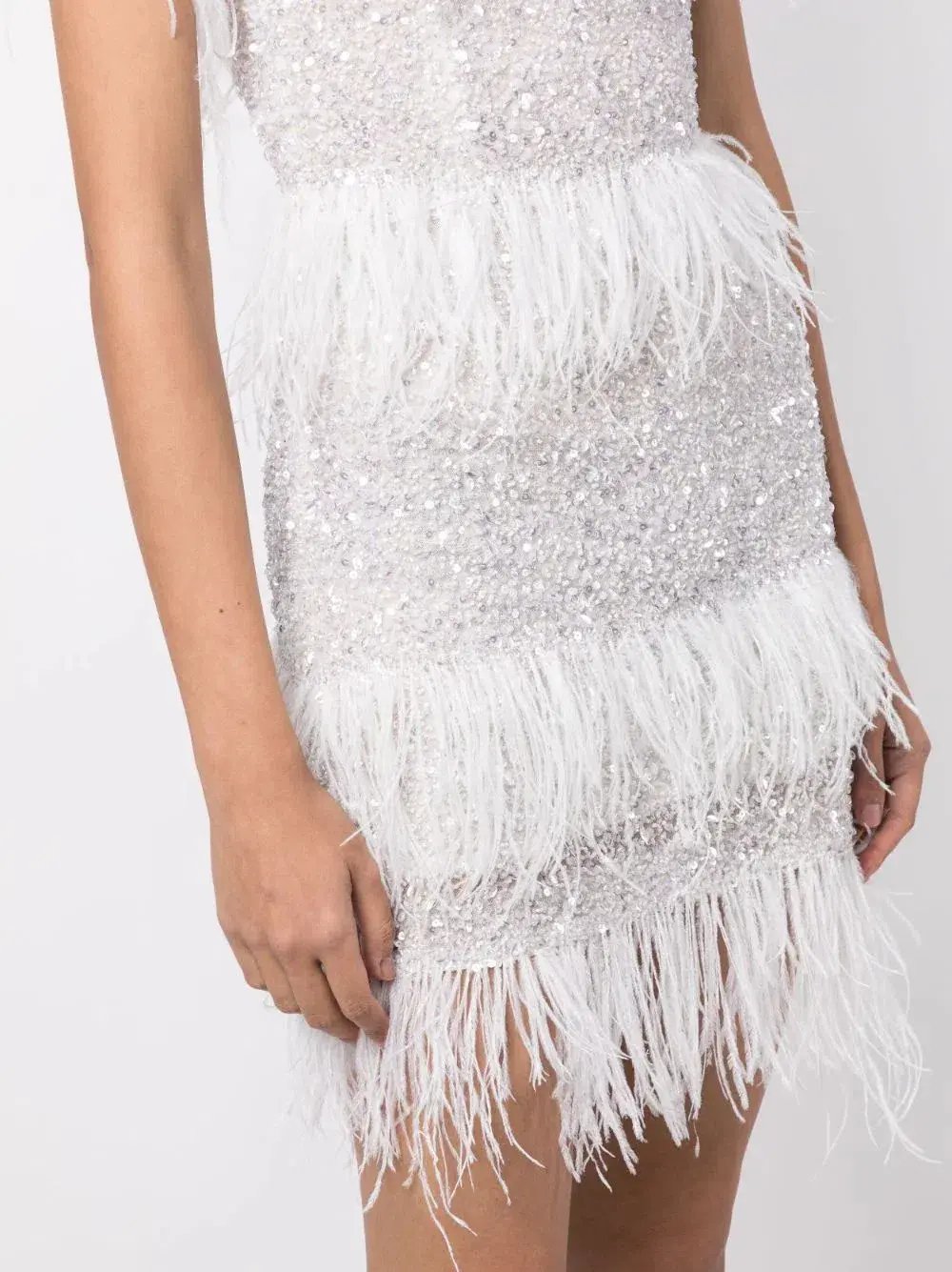 Rachel Gilbert Frenchy Mini Dress Ivory Size 1 / AU 8 photo 4
