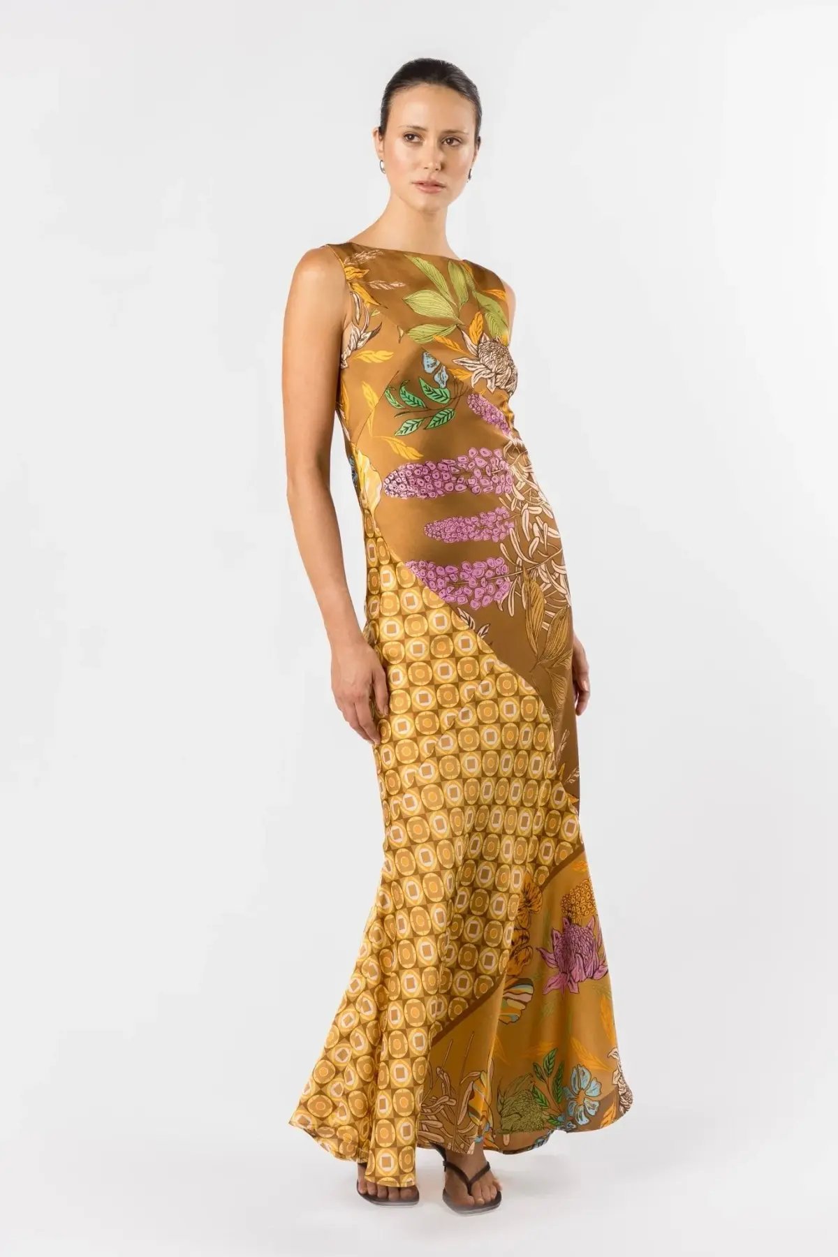 One Fell Swoop Fleur Monica Maxi-Koi No Mori Multi Size 6 photo 2