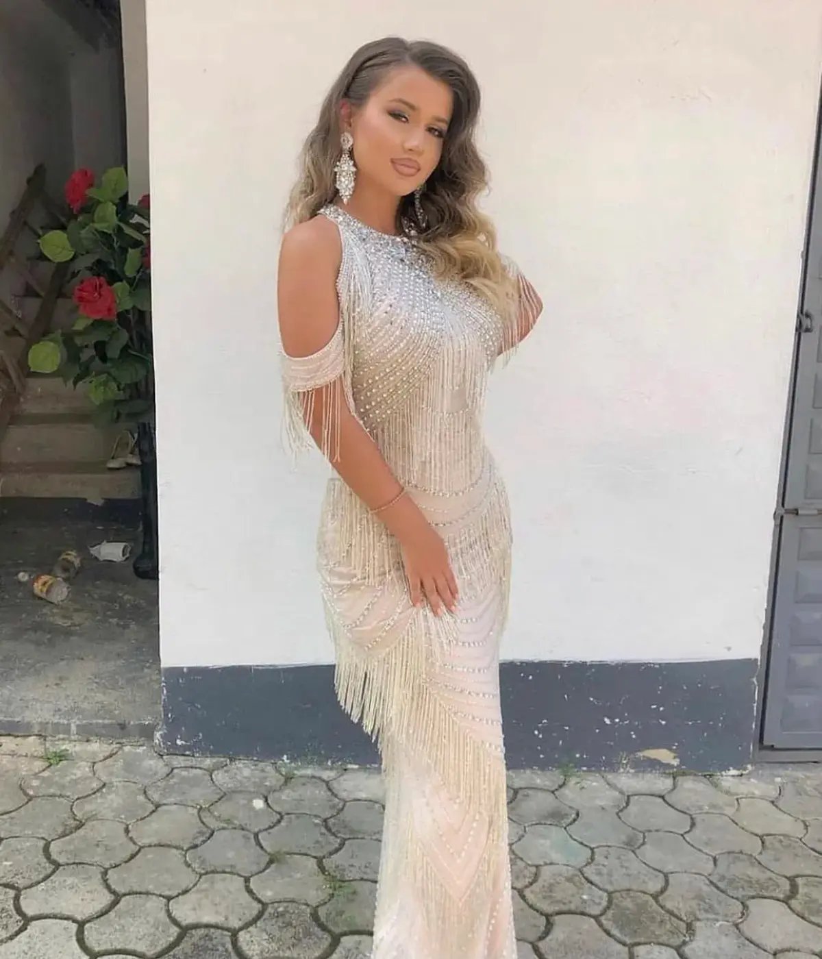 Portia And Scarlett Tassel Dress  Size 8 photo 4