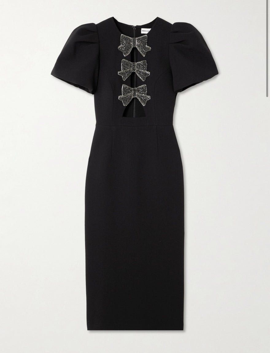 Rebecca Vallance Eliana Puff Sleeve Midi Dress photo 2