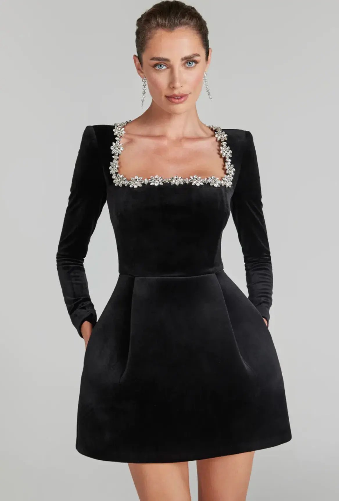 Nadine Merabi Kimberly Mini Dress Black Size XS / AU 6 photo 2