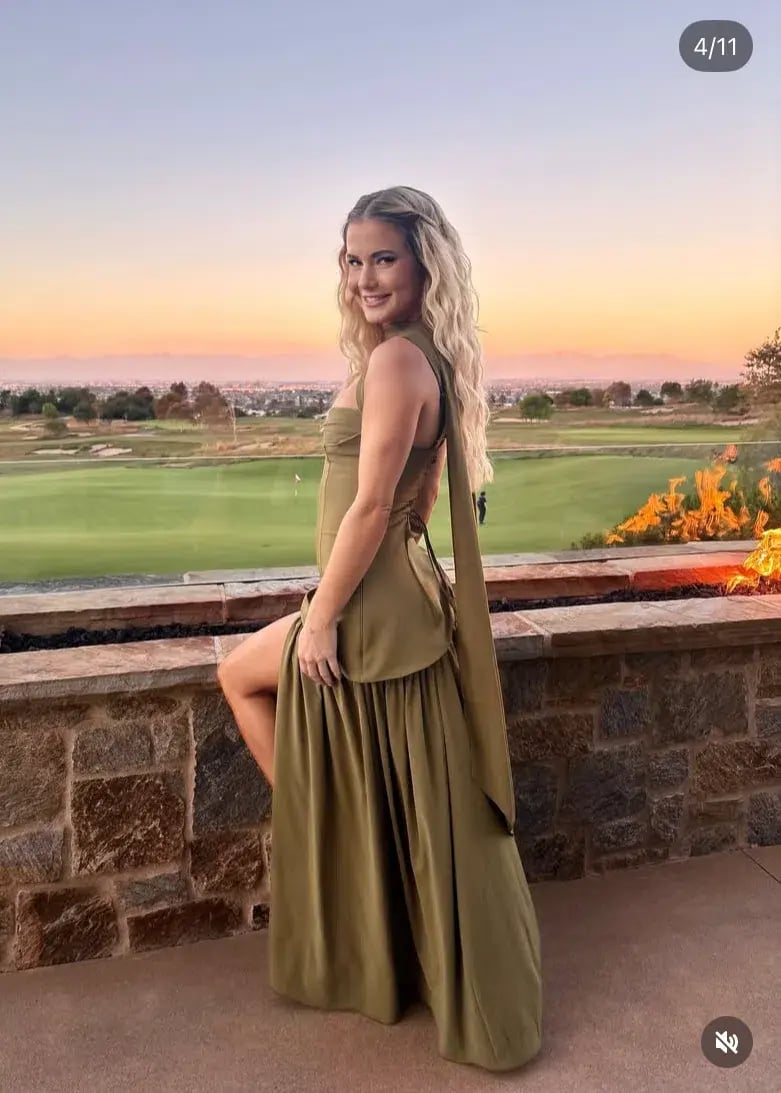 BABYBOO TULLULAH MAXI DRESS DEEP OLIVE SIZE S photo 8