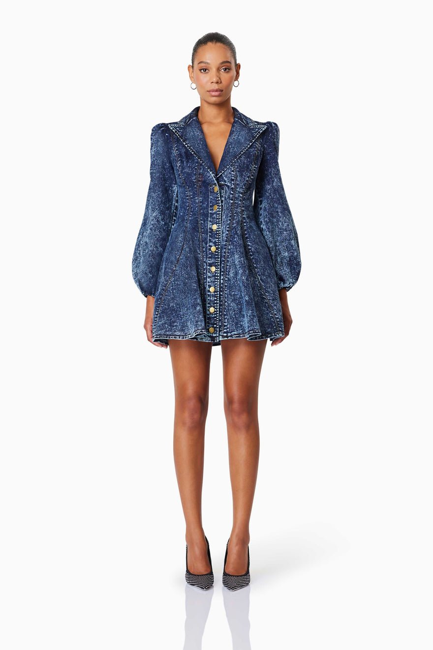 Elliatt Camila Day Dress - Blue photo 2