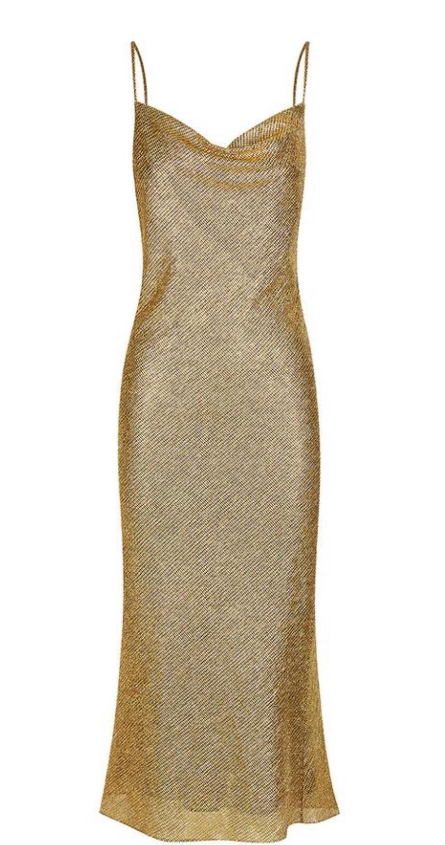 Cleo Bias Cowl Midi Dress photo 4