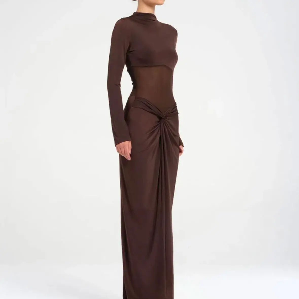 Benni Dora Maxi Dress Chocolate Size AU 8 photo 2