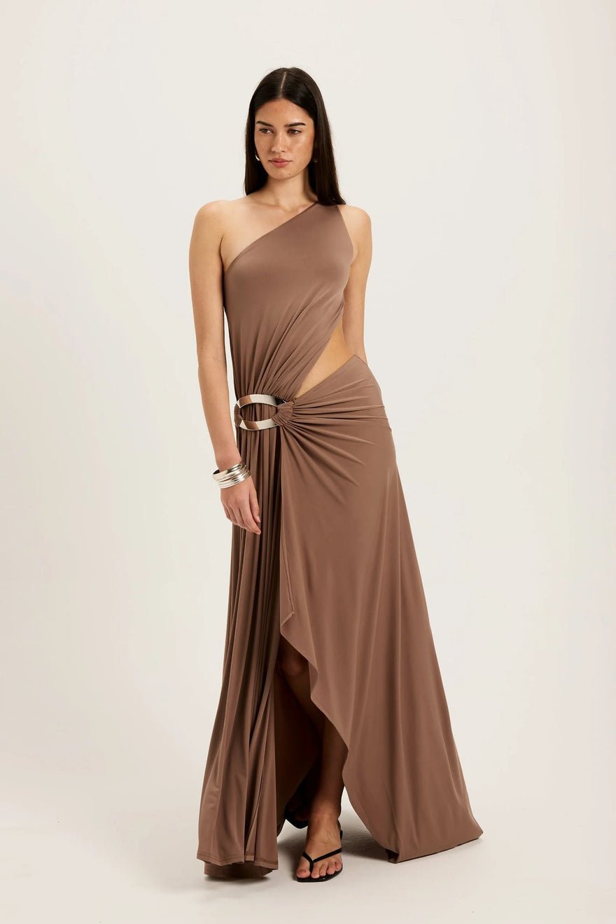 Ance Gria Serena Gown in Taupe photo 2