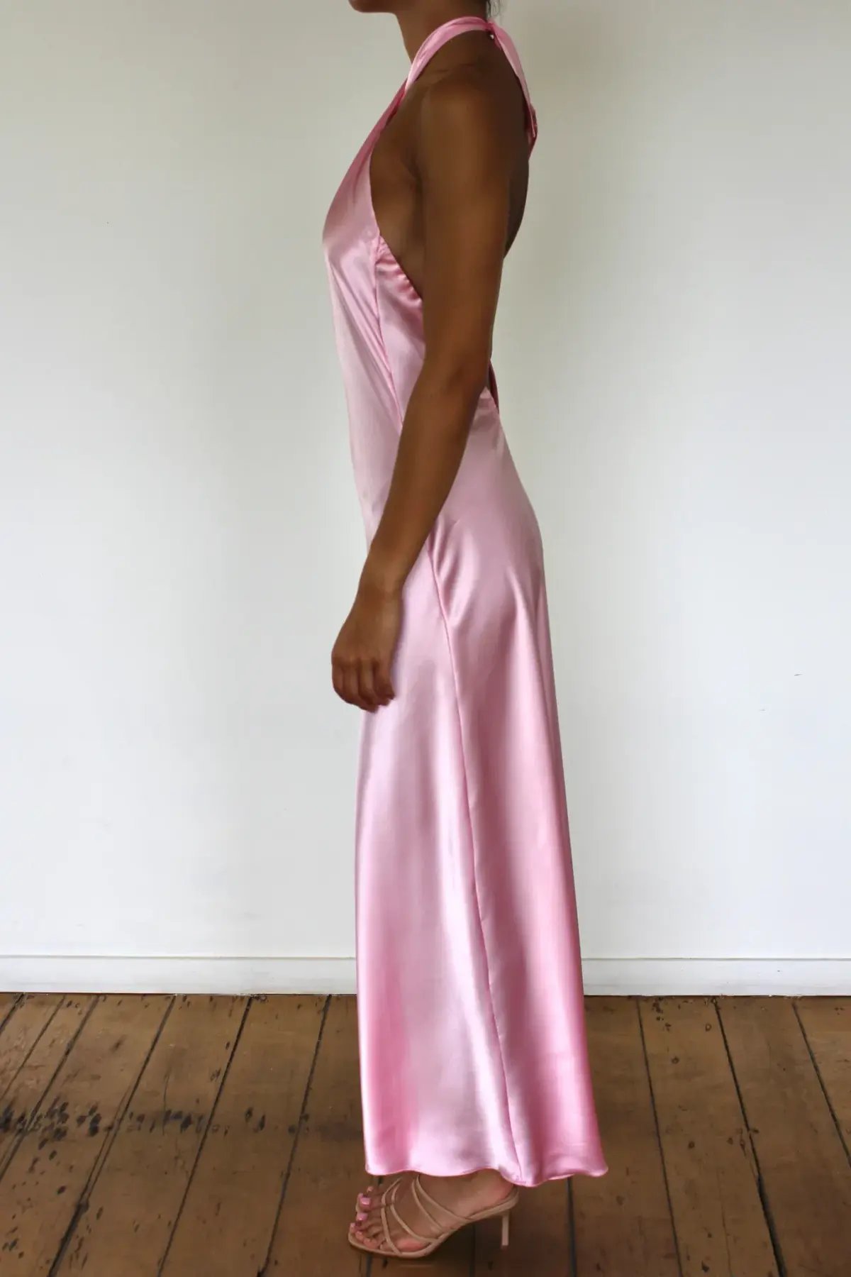 YLD Design Crossover Maxi Dress in Pink Size S / AU 8 photo 2