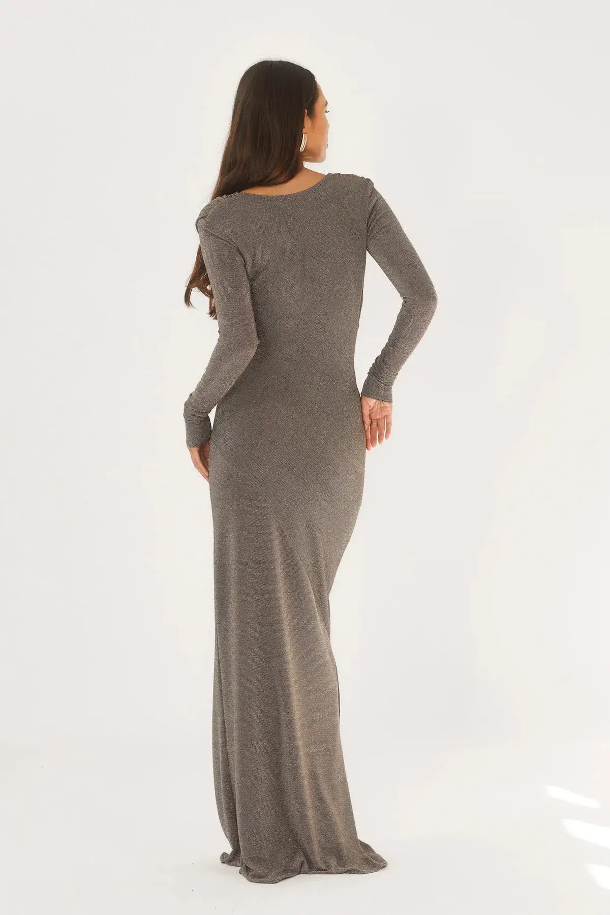 Arcina Ori Jen Dress Silver Size 8 photo 4