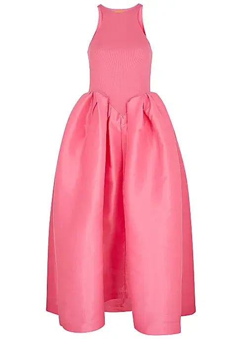 Marques' Almeida Cotton And Taffeta Midi Dress in Pink Size S / Au 8 photo 3