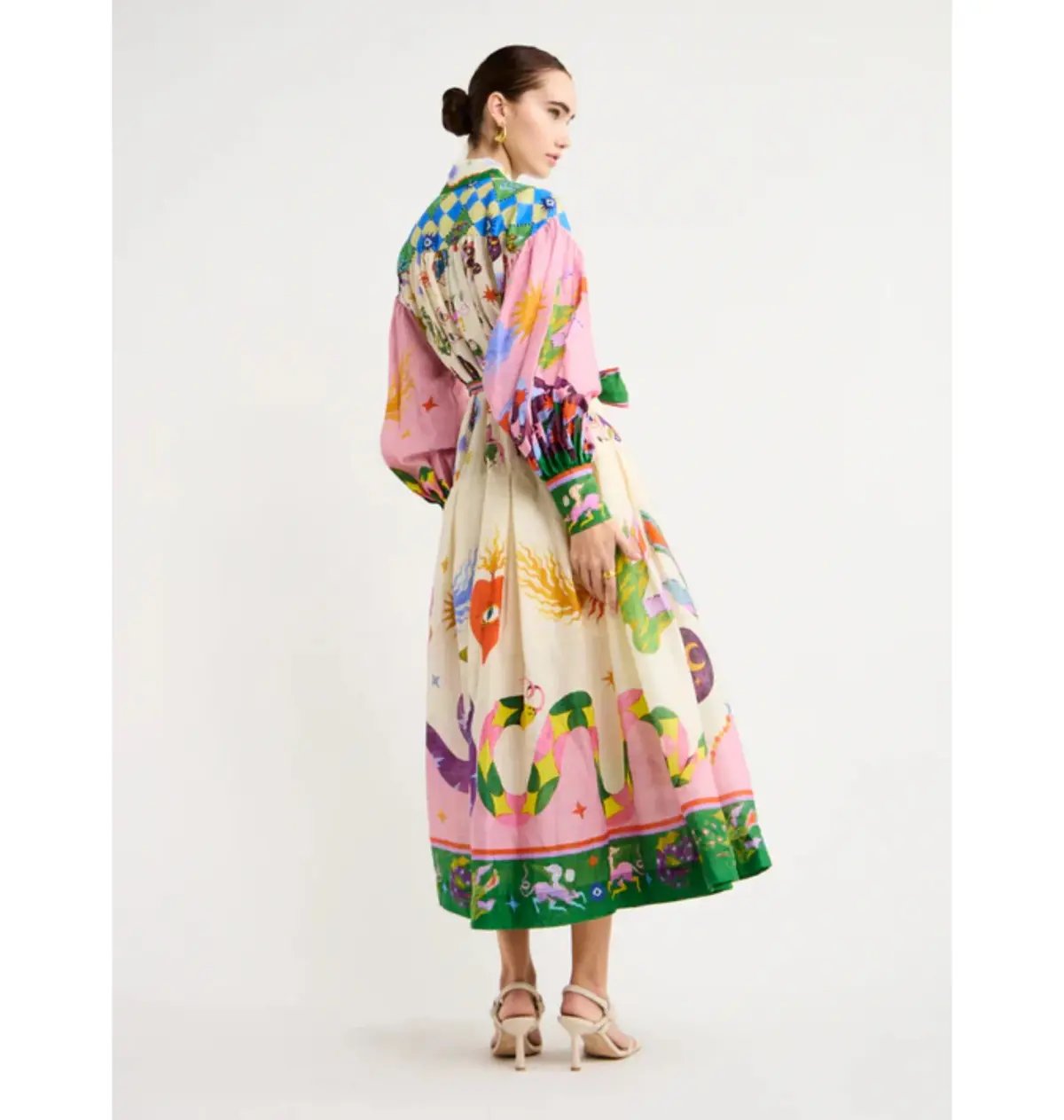 Alemais Seeker Shirtdress Multi Size AU 12 photo 3