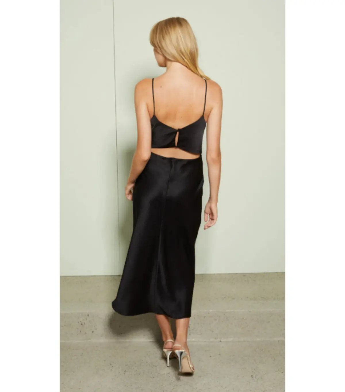 Bec & Bridge Mila Midi Dress in Black Size AU 10 photo 2