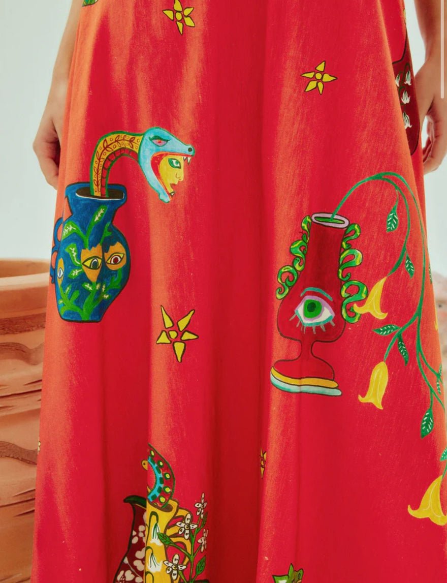 Alemais Rose Halter Dress photo 2